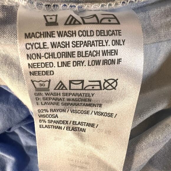 Kim Gravel Blue Floral Maxi Dress Set 1X Tall - Picture 10 of 11